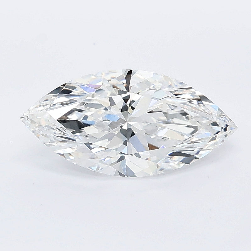 1.27 carat marquise lab grown diamond D color VVS2 clarity