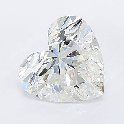 1.08 carat heart lab grown diamond E color VVS2 clarity