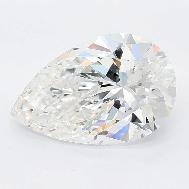 2.53 carat pear lab grown diamond E color VS1 clarity