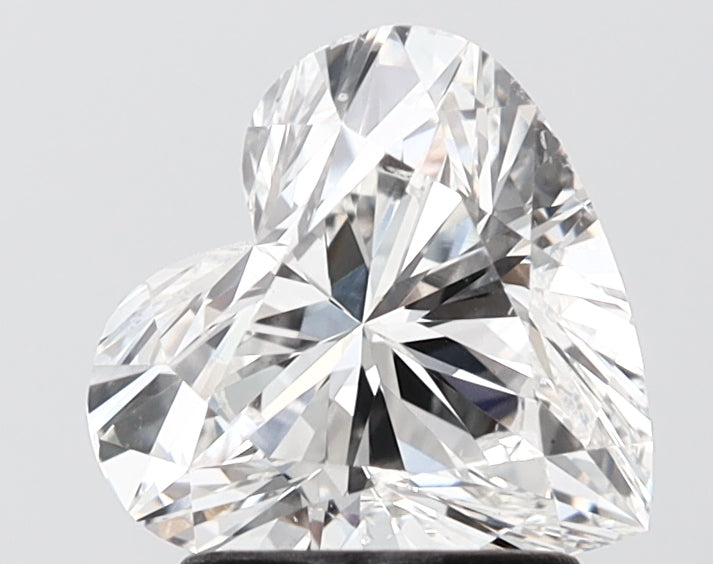 2.00 carat heart lab grown diamond F color VS2 clarity