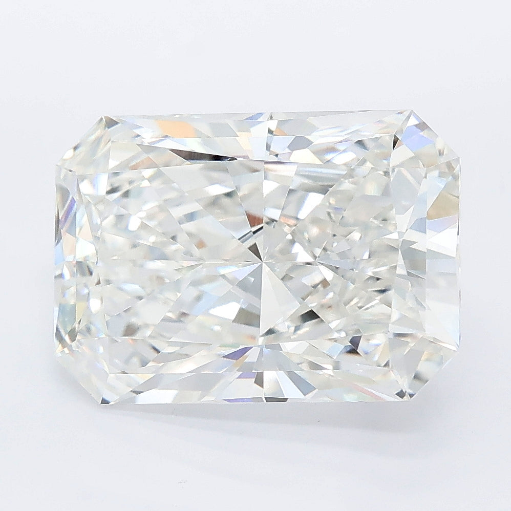 6.09 carat radiant lab grown diamond F color VVS2 clarity