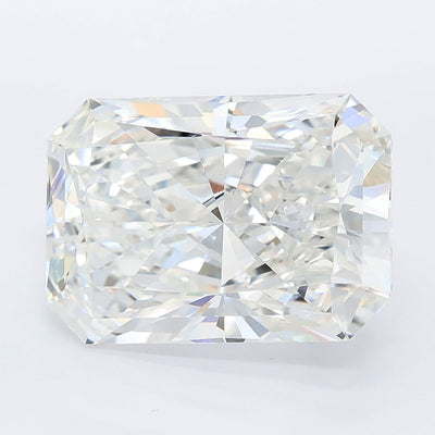 6.09 carat radiant lab grown diamond F color VVS2 clarity