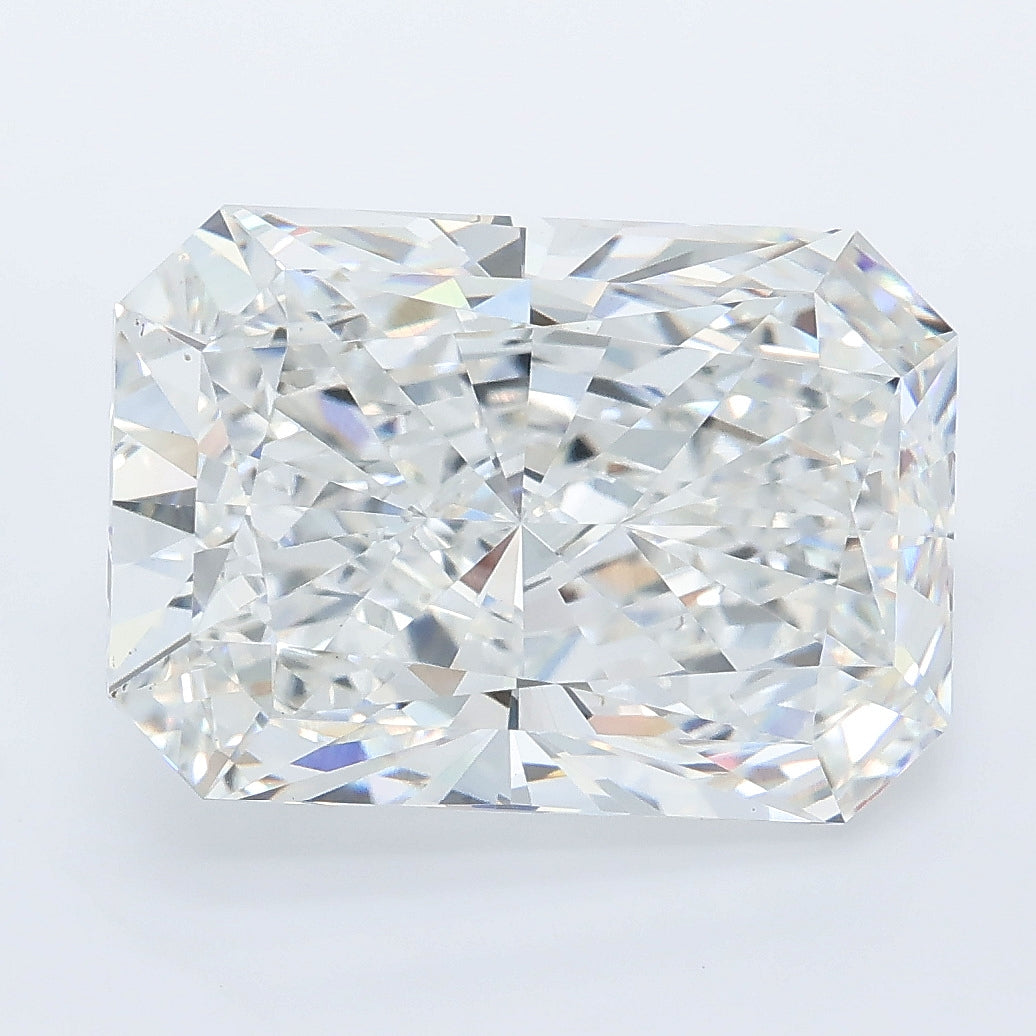 7.21 carat radiant lab grown diamond E color VS1 clarity