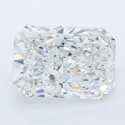 7.21 carat radiant lab grown diamond E color VS1 clarity