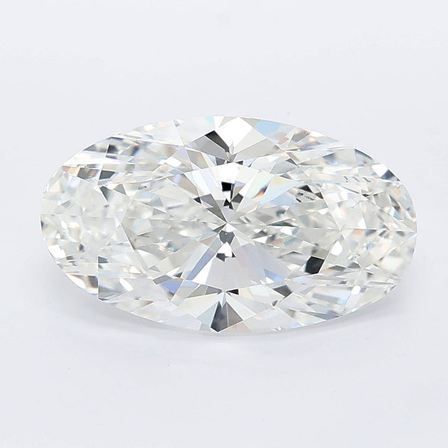 2.54 carat moval lab grown diamond E color VVS2 clarity