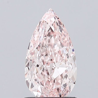 1.09 carat fancy intense pink pear lab grown diamond VVS2 clarity