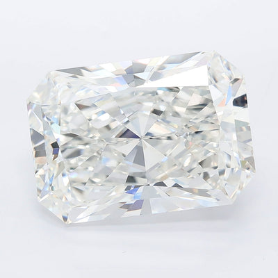8.07 carat radiant lab grown diamond E color VVS2 clarity