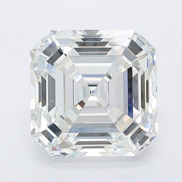 2.56 carat asscher lab grown diamond E color VVS2 clarity