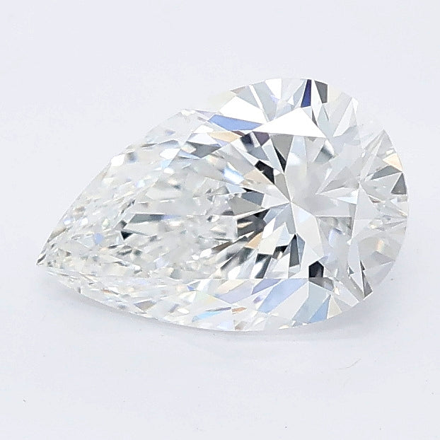 1.06 carat pear lab grown diamond D color VS1 clarity