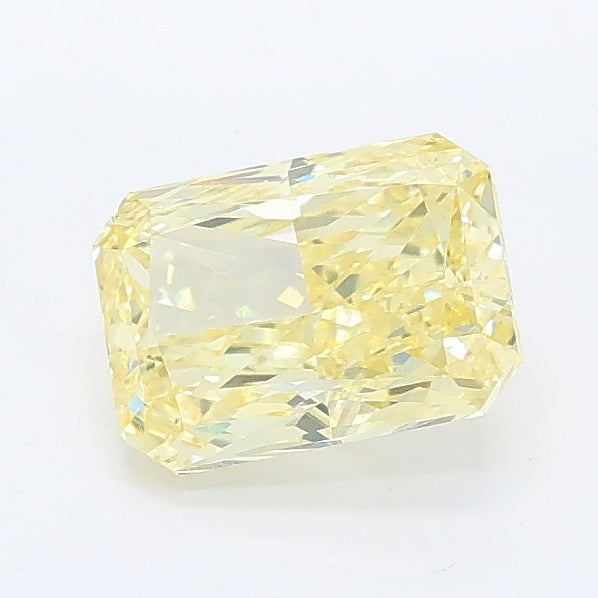 1.07 carat fancy intense yellow radiant lab grown diamond VVS2 clarity