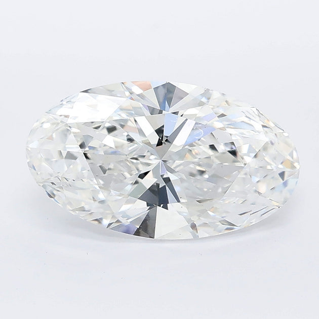 3.04 carat moval lab grown diamond E color VS1 clarity