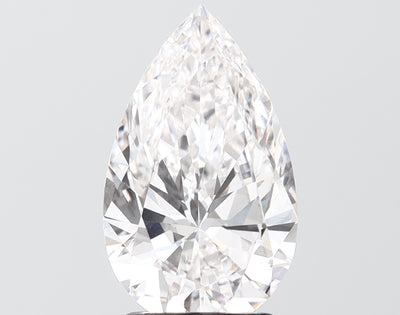 2.51 carat pear lab grown diamond F color VS1 clarity