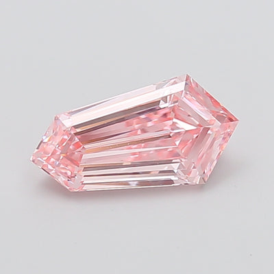 2.01 carat fancy intense pink dutch marquise lab grown diamond VS1 clarity