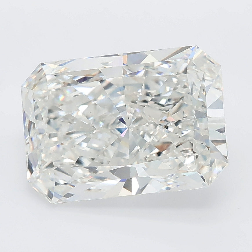 4.03 carat radiant lab grown diamond F color VVS2 clarity