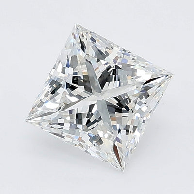 1.09 carat princess lab grown diamond D color VVS2 clarity