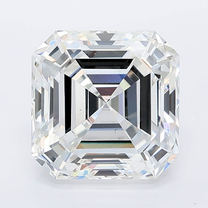 3.01 carat asscher lab grown diamond E color VS1 clarity