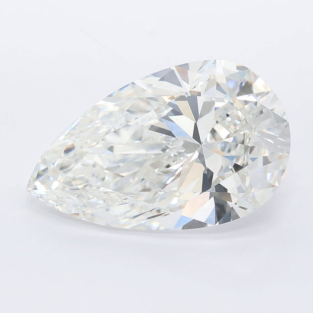 6.05 carat pear lab grown diamond E color VVS2 clarity