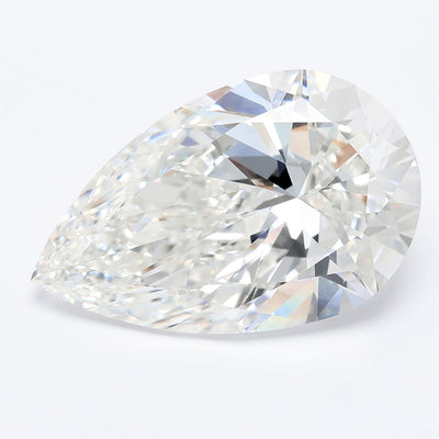 12.02 carat pear lab grown diamond F color VS1 clarity