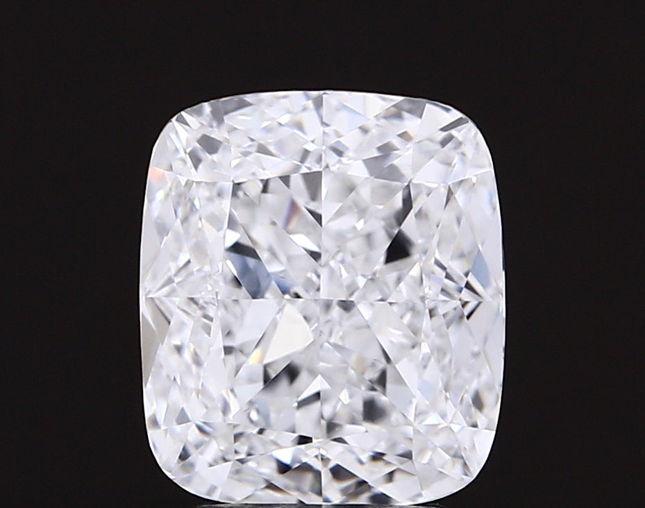 4.03 carat cushion lab grown diamond D color VVS2 clarity