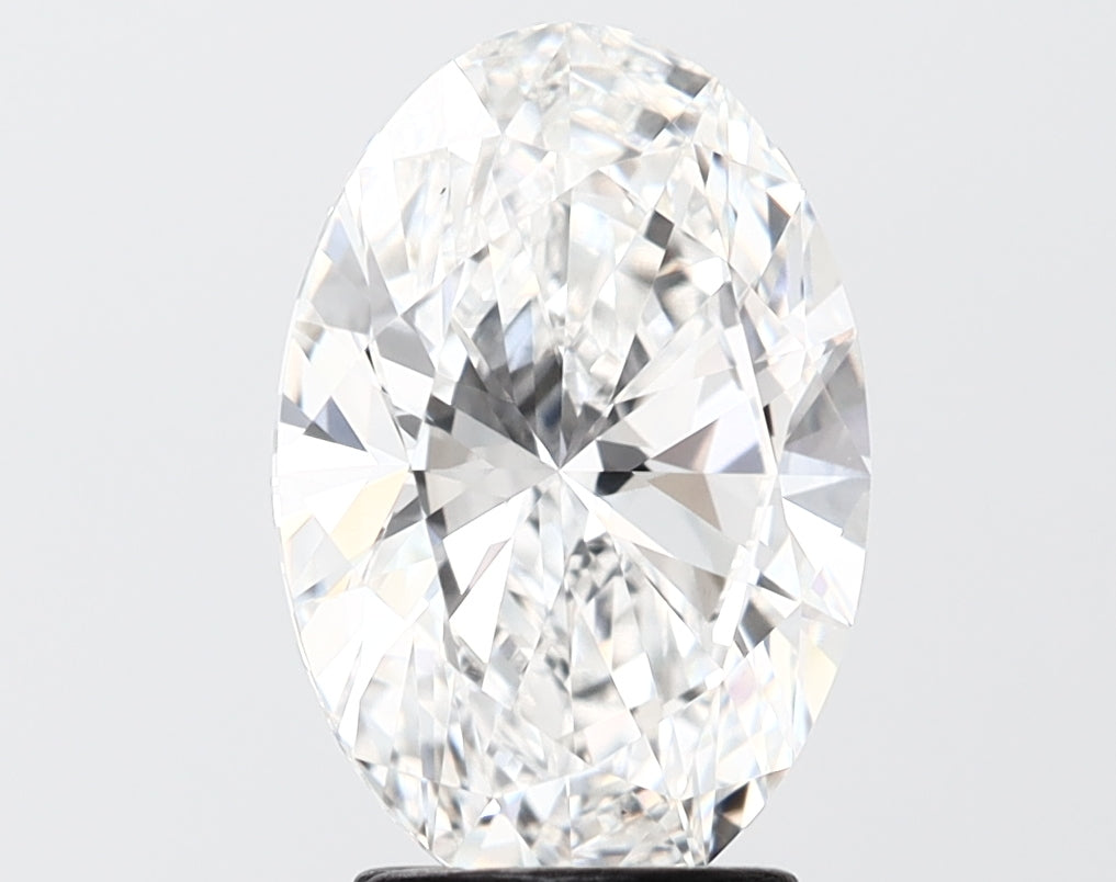 3.00 carat oval lab grown diamond F color VVS2 clarity