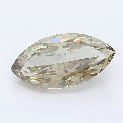 1.76 carat fancy intense green marquise lab grown diamond VS2 clarity