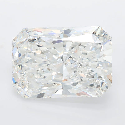 7.28 carat radiant lab grown diamond E color VVS2 clarity