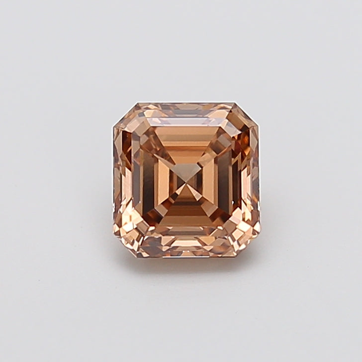 1.50 carat fancy brown emerald lab grown diamond VS1 clarity