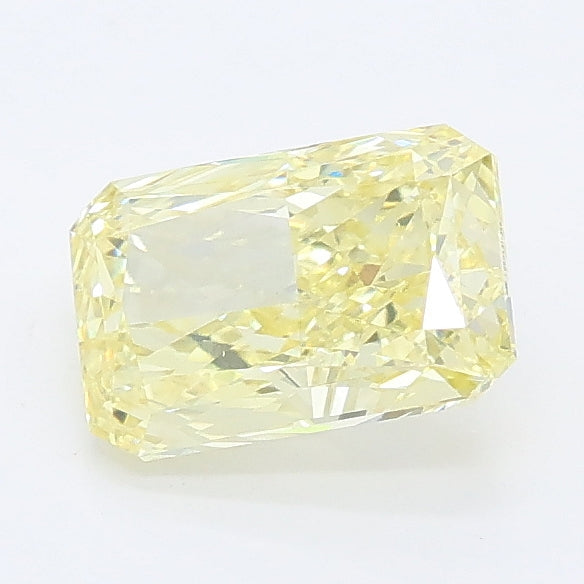 1.13 carat fancy intense yellow radiant lab grown diamond VS1 clarity