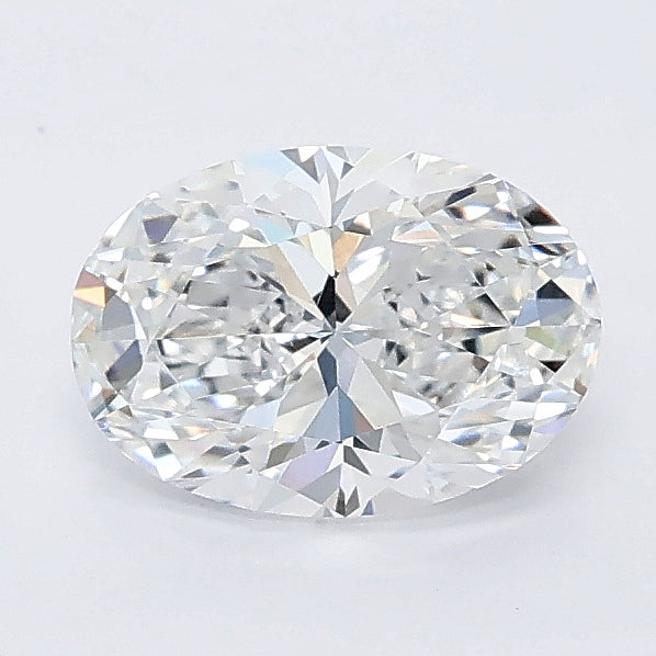 1.00 carat oval lab grown diamond D color VS1 clarity