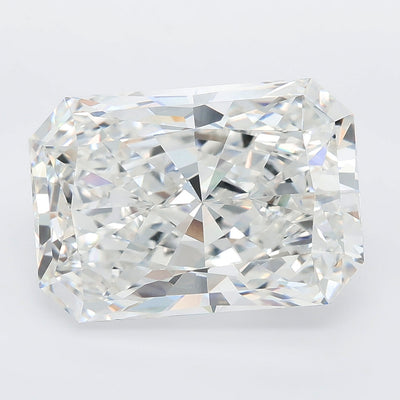 8.05 carat radiant lab grown diamond F color VVS2 clarity