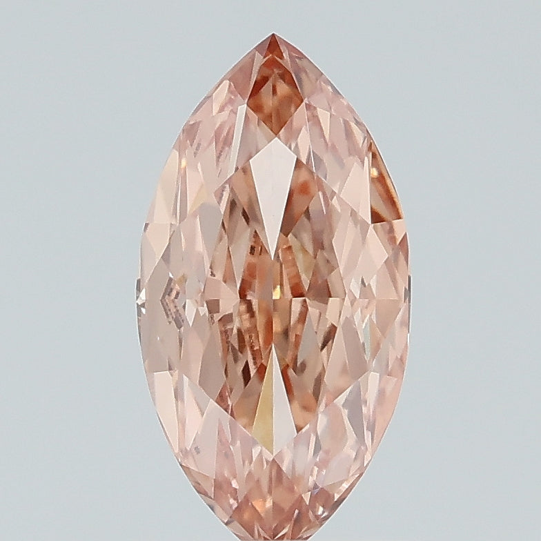 1.03 carat fancy pink marquise lab grown diamond VVS2 clarity