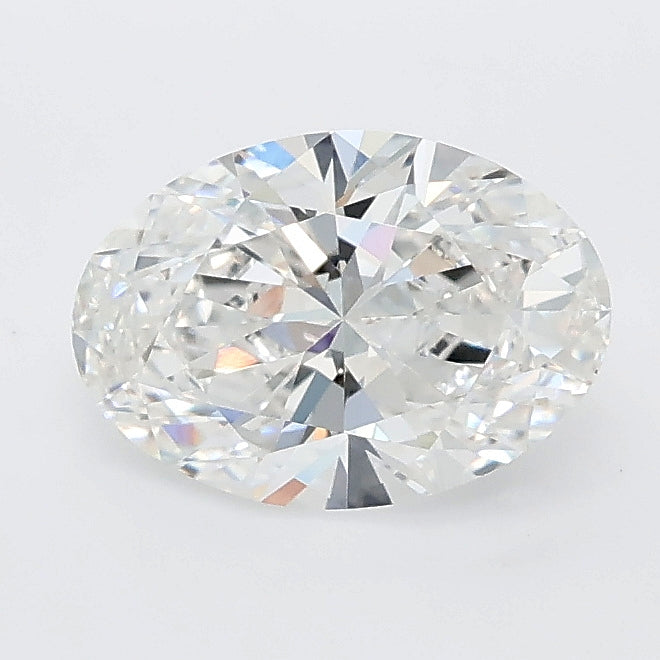 1.25 carat oval lab grown diamond D color VVS2 clarity