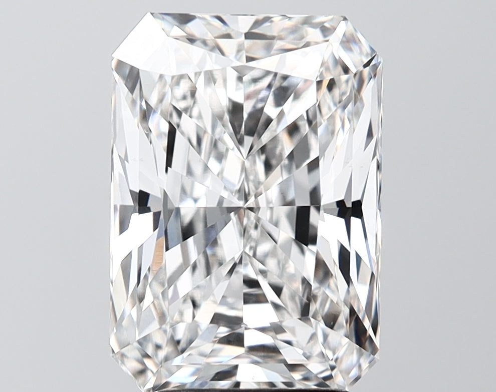 4.01 carat radiant lab grown diamond E color VS1 clarity