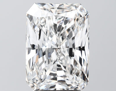 4.01 carat radiant lab grown diamond E color VS1 clarity