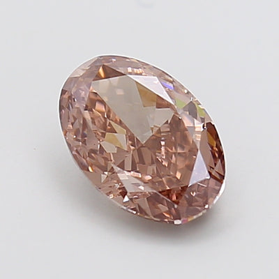 2.03 carat fancy brown oval lab grown diamond VS1 clarity