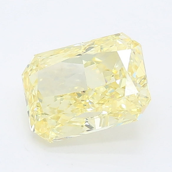 1.20 carat fancy vivid yellow radiant lab grown diamond VVS2 clarity