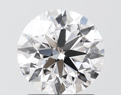 1.70 carat round lab grown diamond E color SI1 clarity