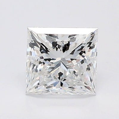 1.07 carat princess lab grown diamond D color VVS2 clarity