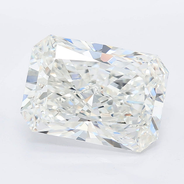 5.04 carat radiant lab grown diamond F color VVS2 clarity