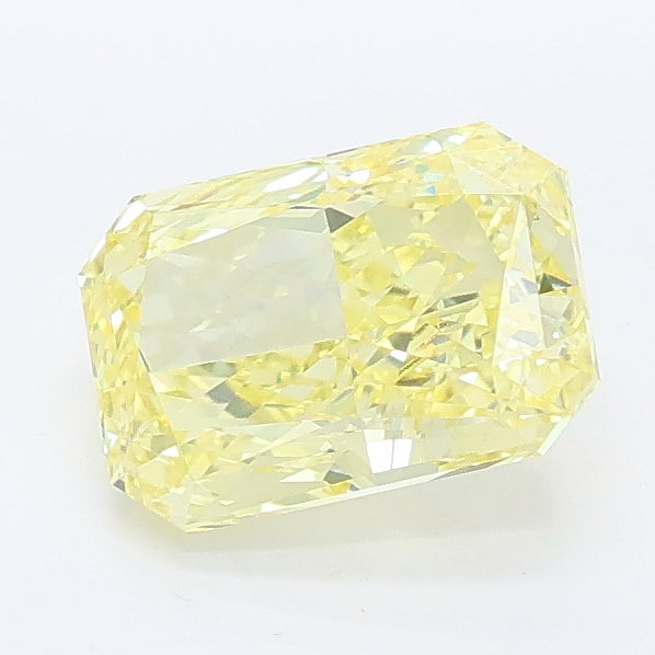 1.38 carat fancy intense yellow radiant lab grown diamond VVS2 clarity