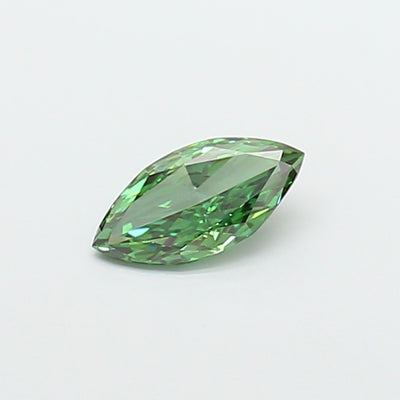 1.02 carat fancy vivid green marquise lab grown diamond VS1 clarity