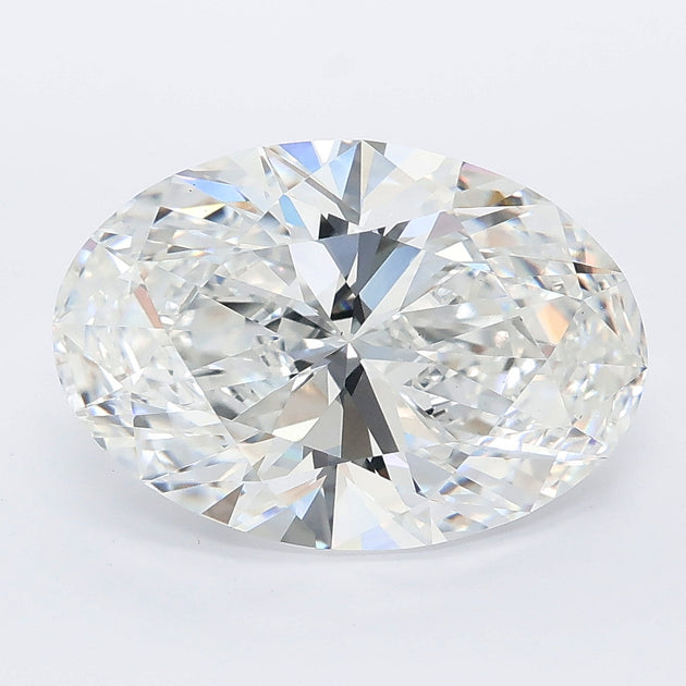 5.08 carat oval lab grown diamond E color VS1 clarity