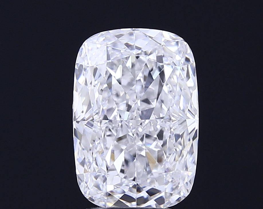 4.02 carat cushion lab grown diamond D color VVS2 clarity