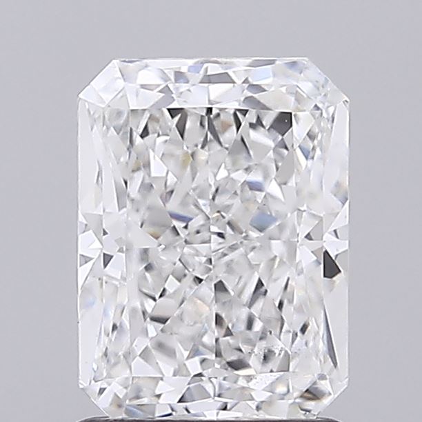 1.51 carat radiant lab grown diamond E color VS2 clarity