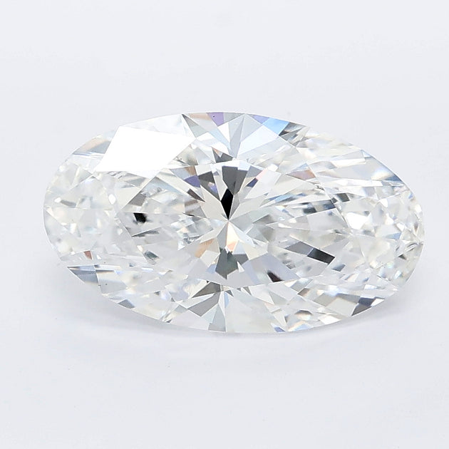 2.51 carat moval lab grown diamond E color VS1 clarity