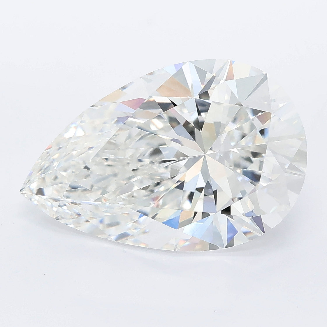 6.25 carat pear lab grown diamond E color VVS2 clarity