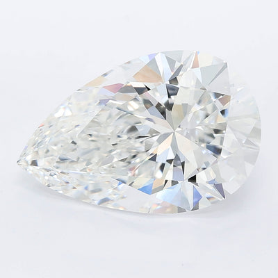 6.25 carat pear lab grown diamond E color VVS2 clarity
