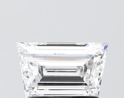 1.01 carat trapezoid lab grown diamond D color VS1 clarity