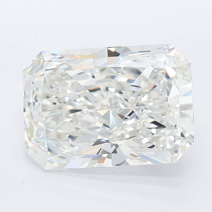 4.02 carat radiant lab grown diamond E color VVS2 clarity