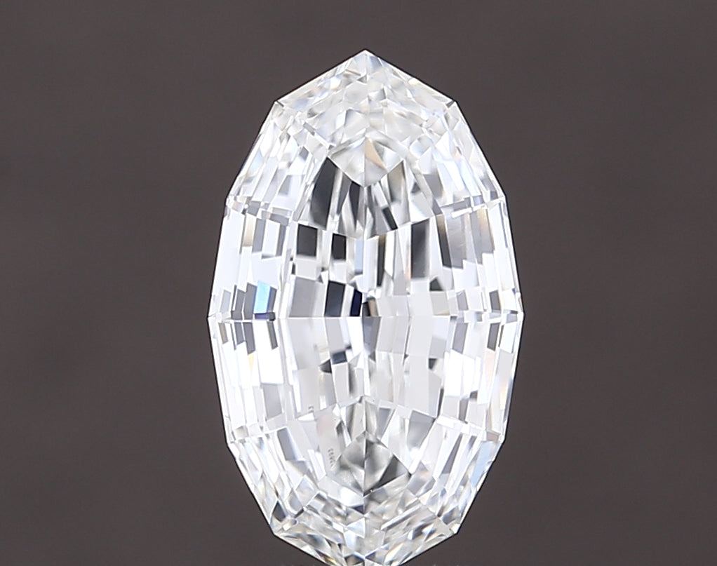 4.08 carat marquise lab grown diamond G color VVS2 clarity